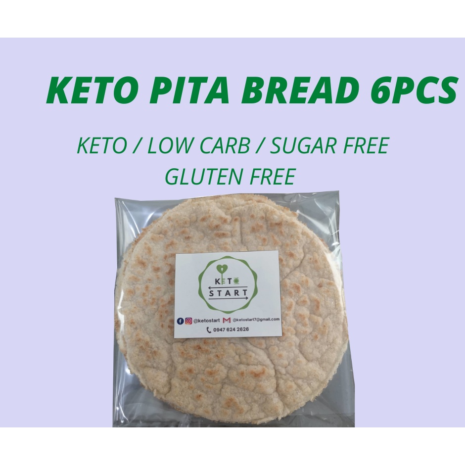 KETO PITA BREAD Wraps Lowcarb Gluten free and Sugar free Safe for