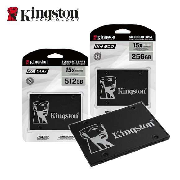 Kingston KC600 256GB Internal SSD - 2.5 Inch SATA III Solid State Drive