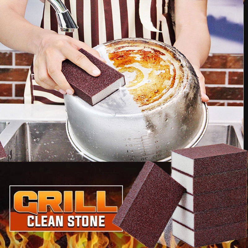 BBQ Grill Cleaning Brick Block Barbecue Grill Cleaning Pumice Stone BBQ Racks Stains Grease