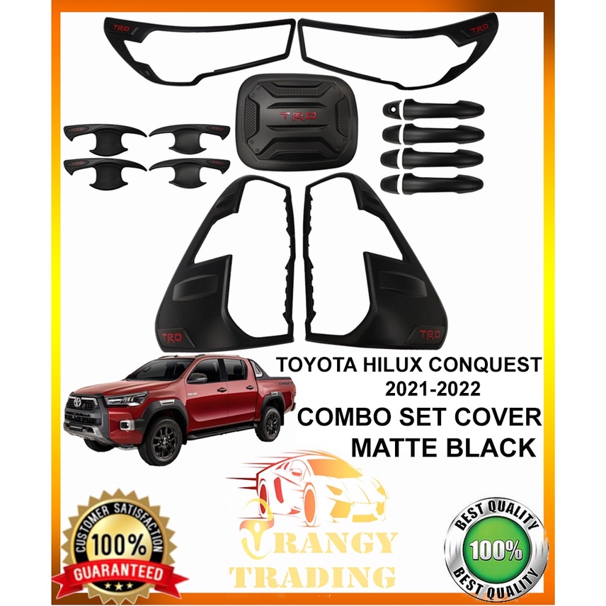 Toyota Hilux Conquest / GR-S 2021 to 2023 W/out smart key TRD Garnish ...