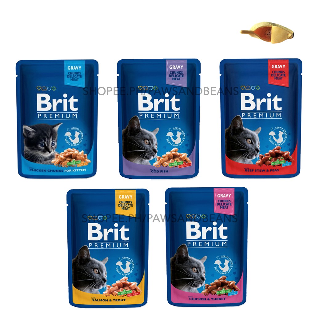 Brit wet outlet cat food