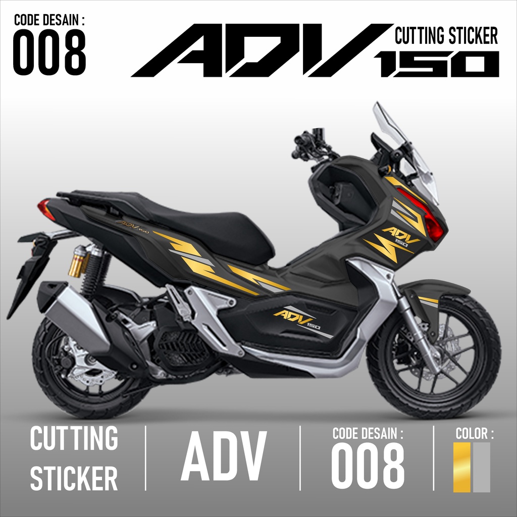 Cutting Sticker Adv 150 - Motorcycle Accessories Sticker Honda Adv 