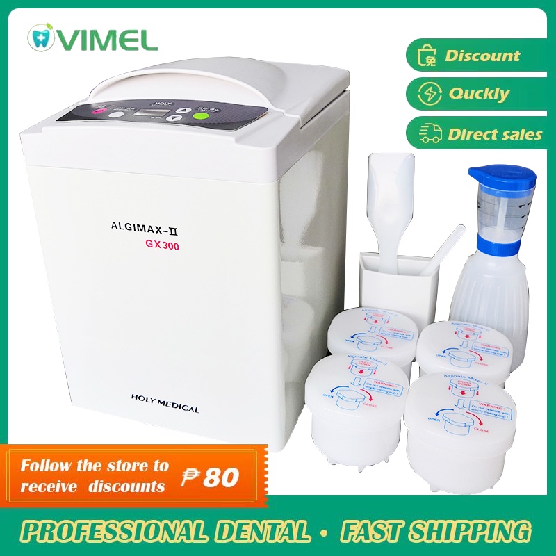 Dental lab Centrifuge alginate mixer gypsum powder soil mixer vacuum