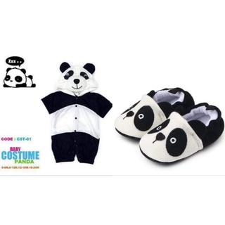 Baby panda outfit set hotsell