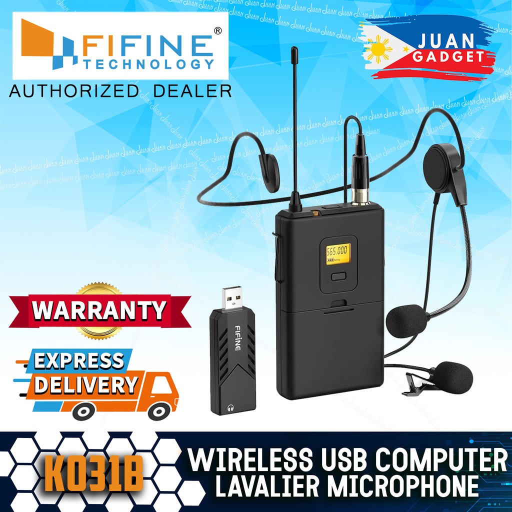 Fifine K031B Wireless USB Microphones for Computers PC Mac USB