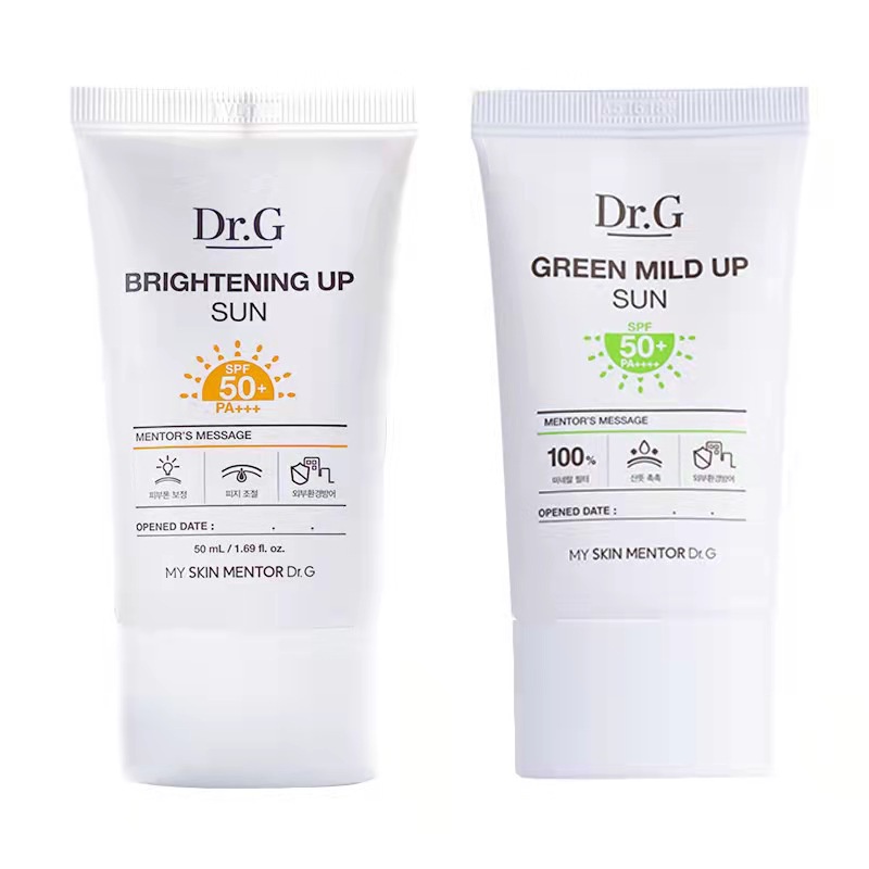 Dr.G Sunscreen Green Mild Up Sun Plus / Brightening Up Sun Plus 50ml Drg Repair Sunscreen Face 