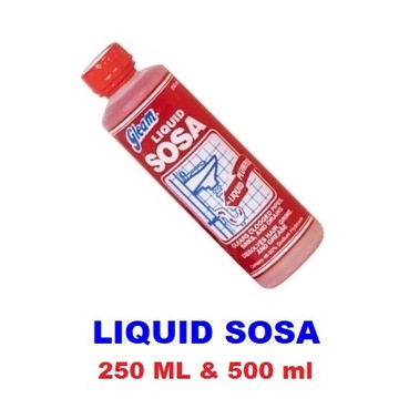COD GLEAM LIQUID SOSA 250 ml & 500 ml | Shopee Philippines