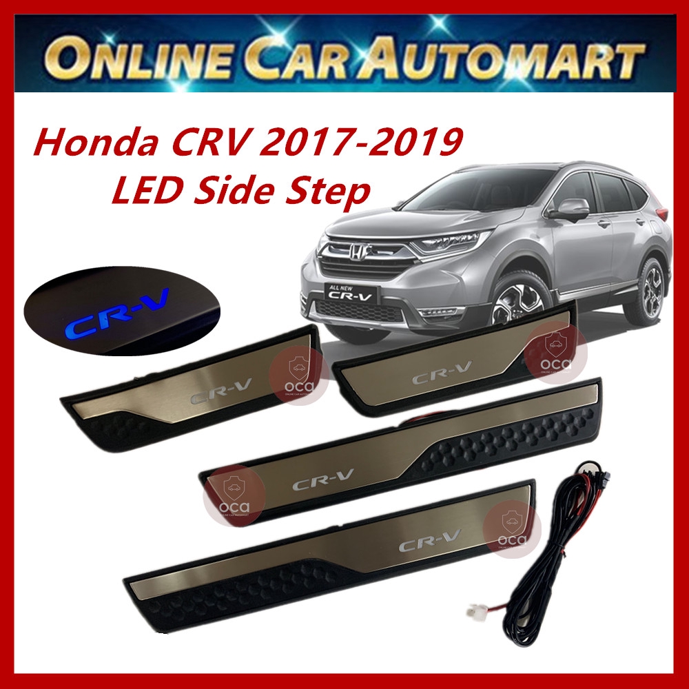 Honda CRV 20172019 OEM Plug N Play LED Side Step Door ABS Steel Plate