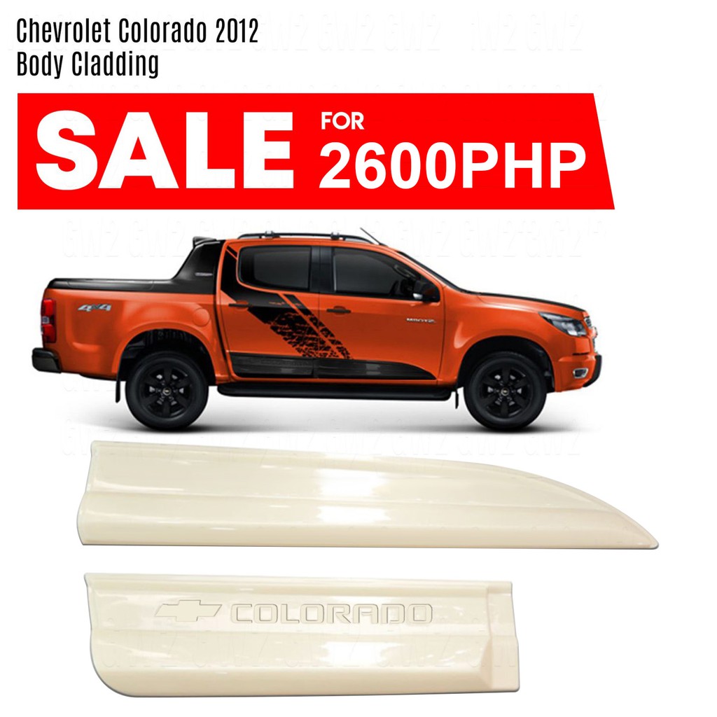 Chevrolet Colorado 2012 - 2020 side moulding / door cladding no paint ...