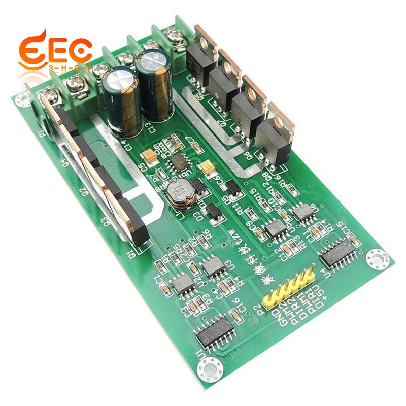 H-Bridge DC Dual Motor Driver PWM ule DC 3~36V 15A Peak 30A IRF3205 ...