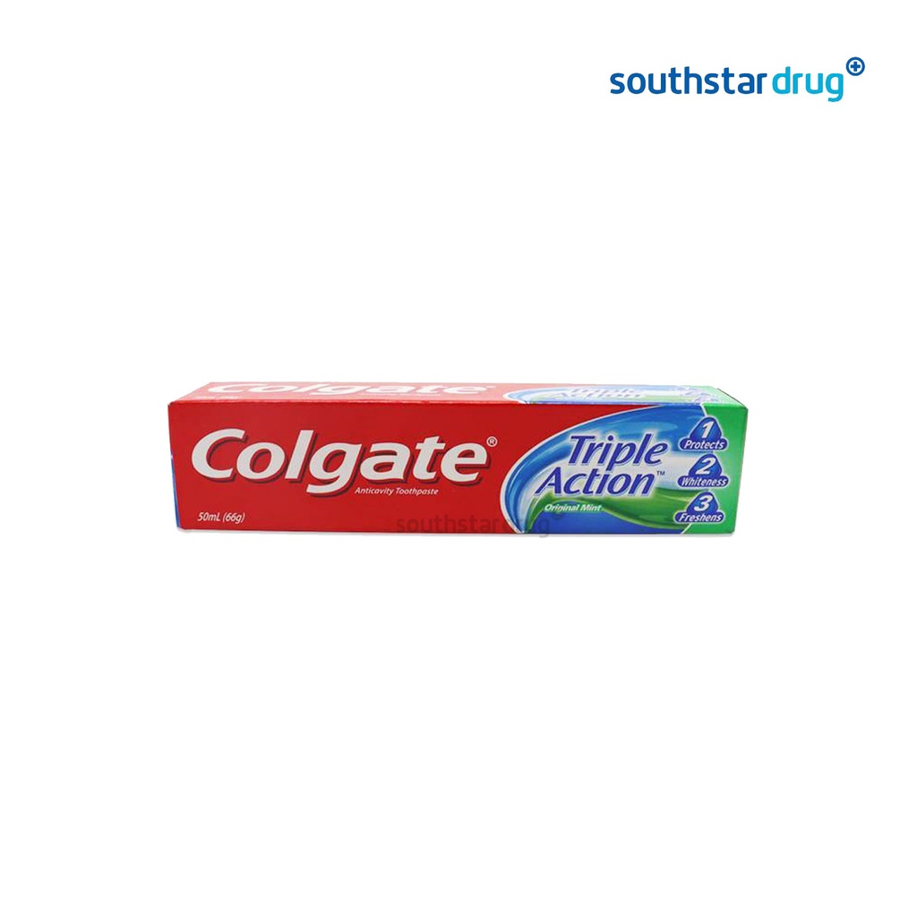 Colgate Tooth Paste Triple Action 50 ml Tube | Shopee Philippines