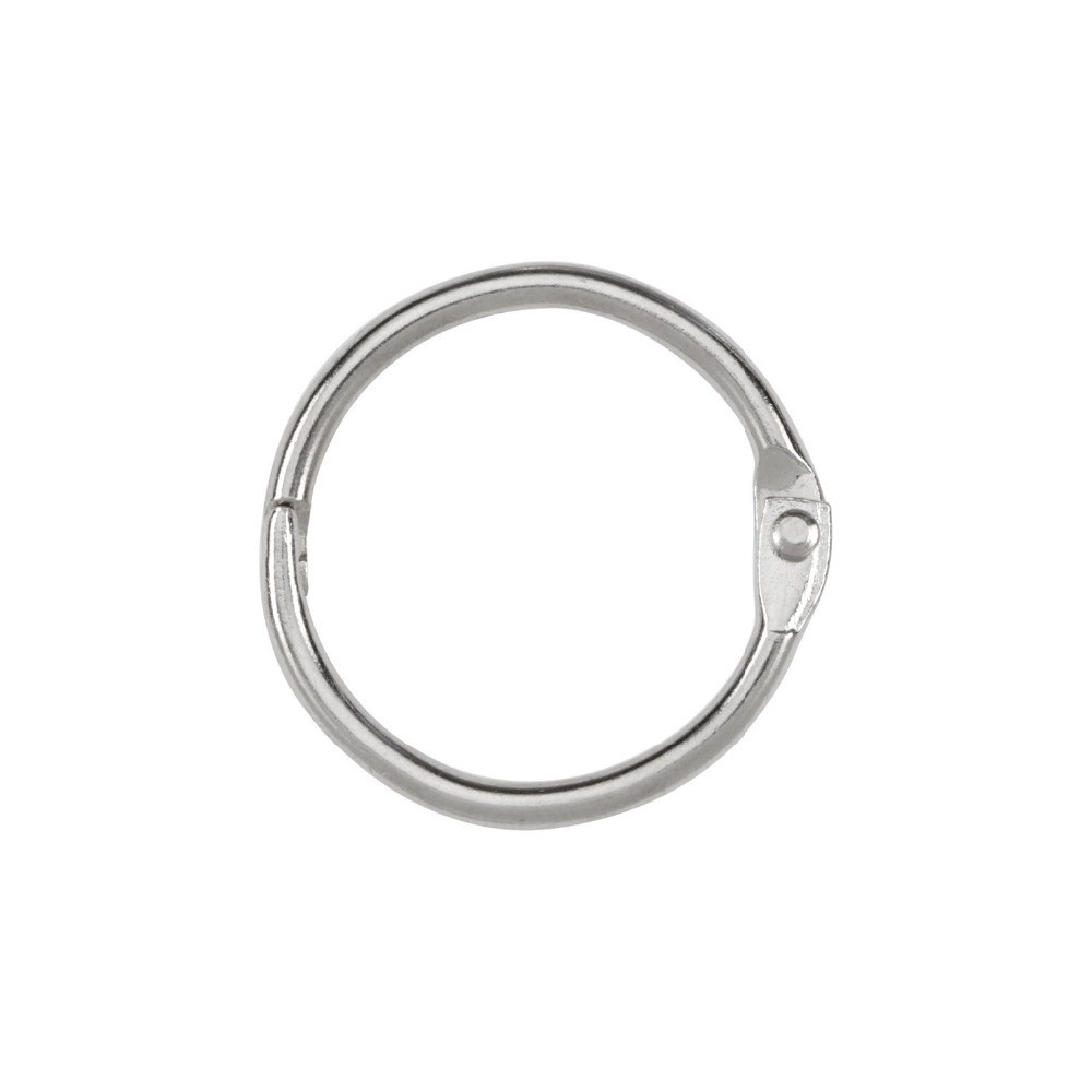 Silver Multifunctional Metal Loose Leaf Book Binder Hoop Ring Book Ring  Loose Leaf Binder Ring | Shopee Philippines
