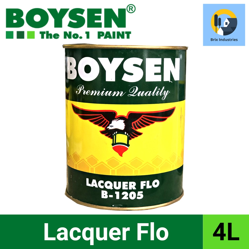 Boysen Lacquer Flo 4 Liters (Gallon) B-1205 Brix Industries Manila ...