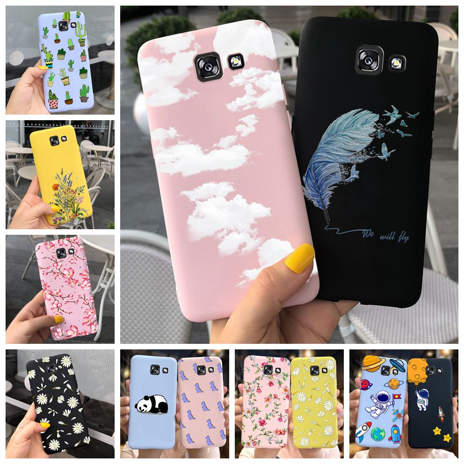 Samsung Galaxy A5 2017 2016 Phone Case Candy Color Luxury Feather Cloud  Matte Cover Samsung A5 2017 A520 A 5 2016 A510M Casing | Shopee Philippines