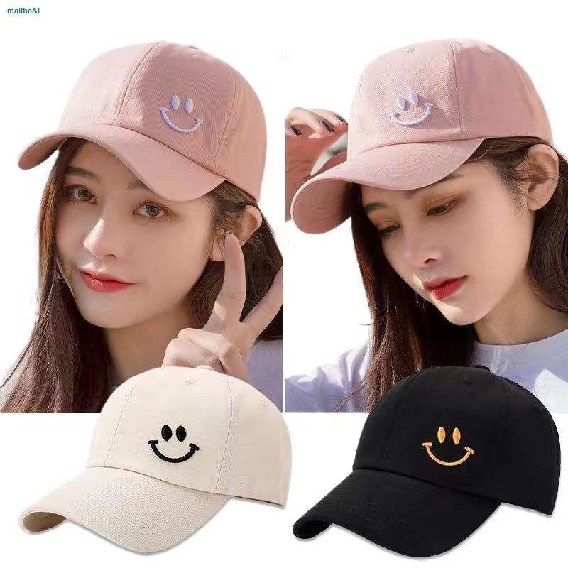 korean kpop idol emoji smiley baseball curve cap | Shopee Philippines