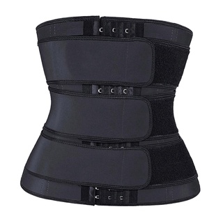 [SUNNIMIX] Neoprene Waist Trainer Corset Sweat Belt Body Shaper Weight Loss  Waist Trimmer