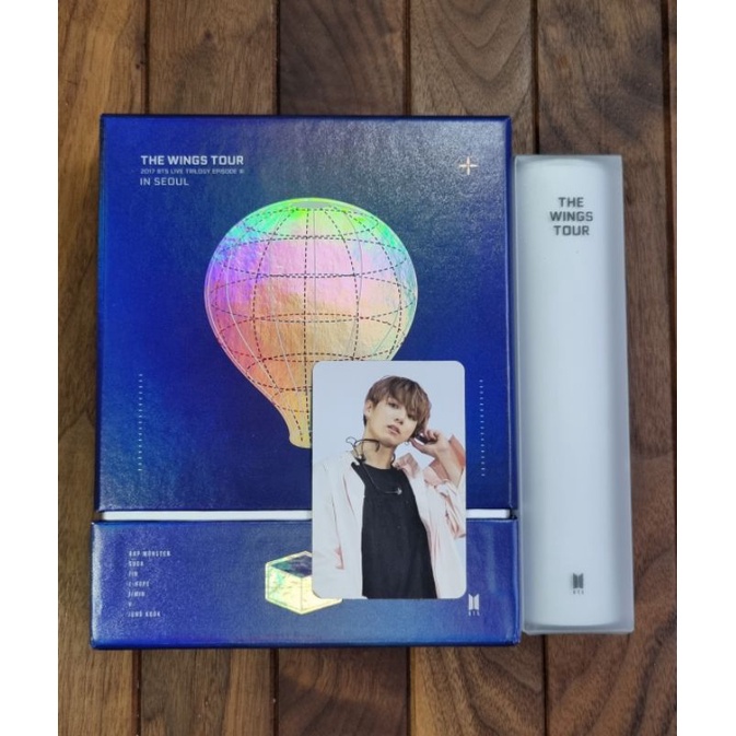 BTS The Wings tour DVD with JK Jungkook PC Photocard Poca Official