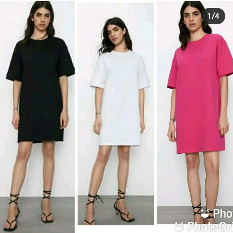 T shirt dress zara online