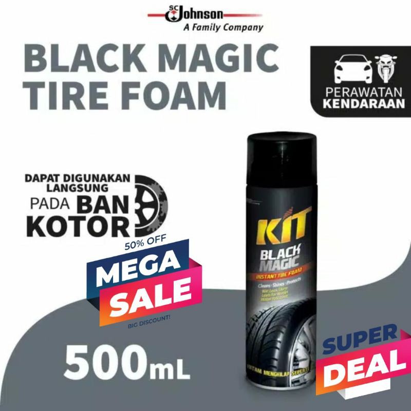 Black Magic Tire Foam Kit (Jawa Island Only) Shopee Philippines