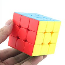 Moyu Meilong 3x3 Macaron Magic Cube Professional Stickerless 3 Layers ...