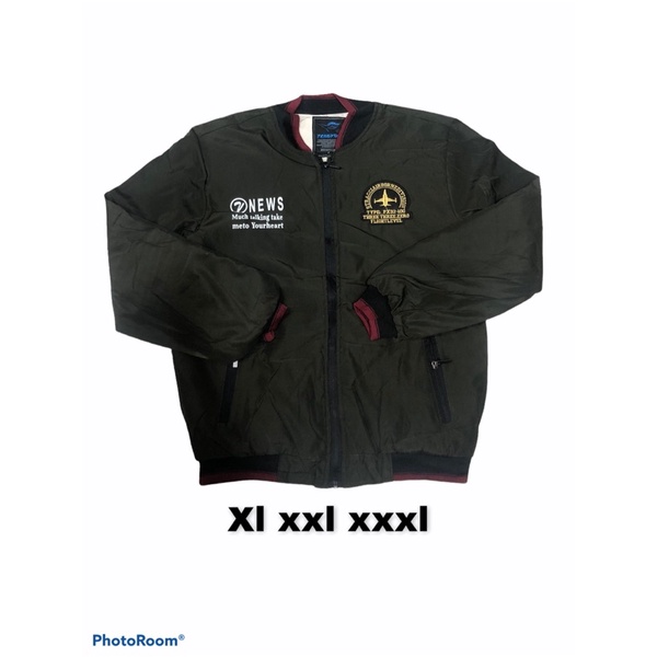 Men s fashion cargo jackets bomber jacket zipper Shopee Philippines