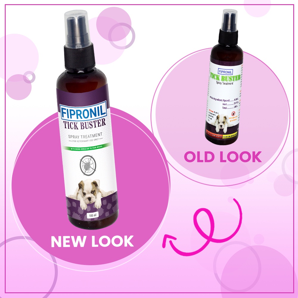 TICK BUSTER Fipronil Spray Treatment 100ml detick for dog