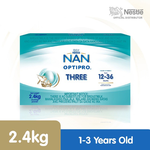 NAN® OptiPro Three Milk Supplement for Children 13 Years Old 2.4kg