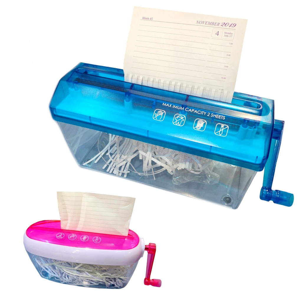 BIG MANUAL HAND PAPER SHREDDER (A4 SIZE) Shopee Philippines