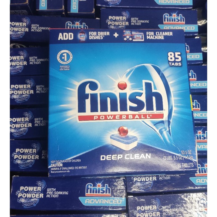 FINISH Dishwashing tablet 85pcs / 12pcs Shopee Philippines
