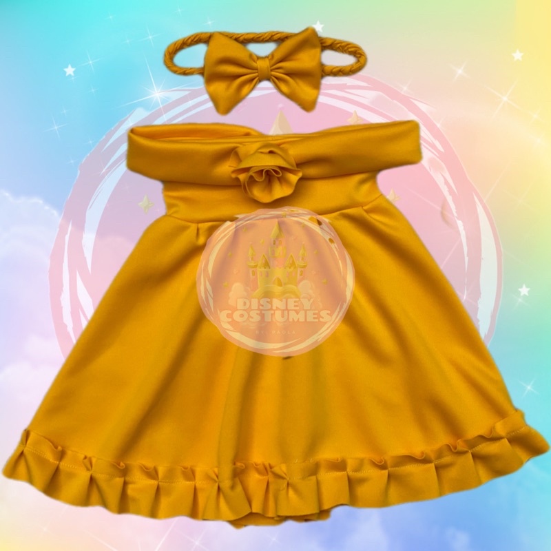 Newborn belle costume best sale