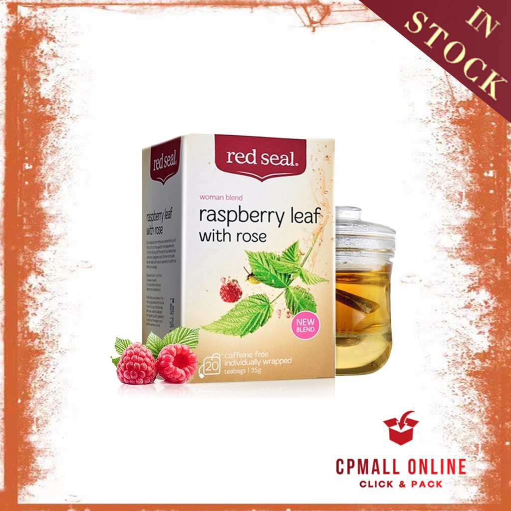 [Expiry Date: 08/2026] Red Seal 产后月子茶 Raspberry Leaf Tea 20 teabags 35g ...