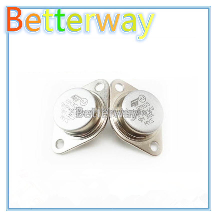 10Pcs 2N3055 MJ2955 TO3 NPN Power Amplifier Power Transistor New