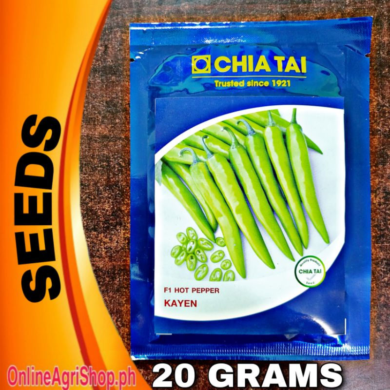 KAYEN F1 HYBRID HOT PEPPER SEEDS (25 GRAMS) CHIA TAI | Shopee Philippines