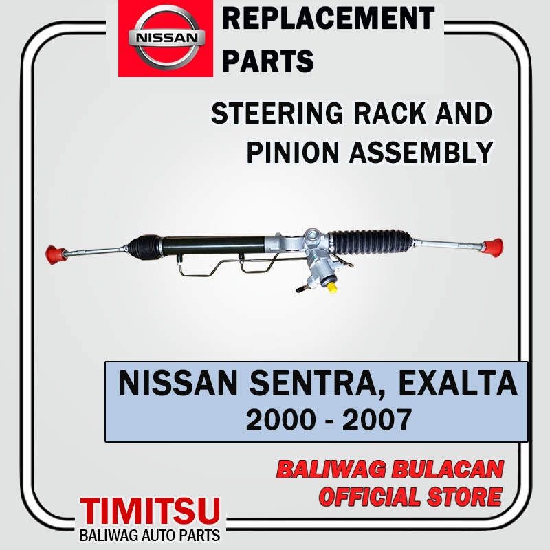 STEERING RACK AND PINION ASSEMBLY NISSAN SENTRA / EXALTA 20002007