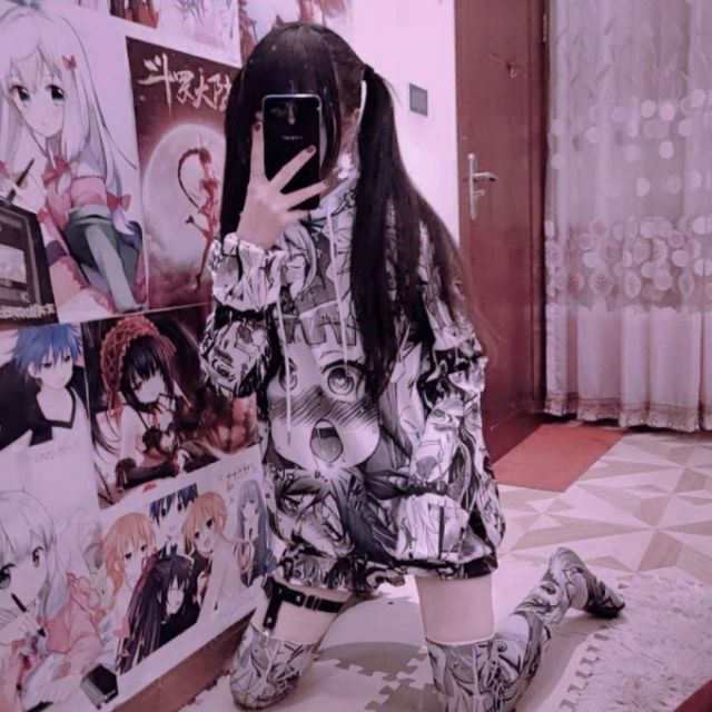 Ahegao best sale hoodie shopee