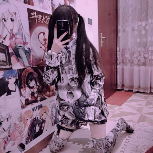 Unisex 3D Ahegao Hentai Hoodie Jacket Japanese Anime Shopee Philippines