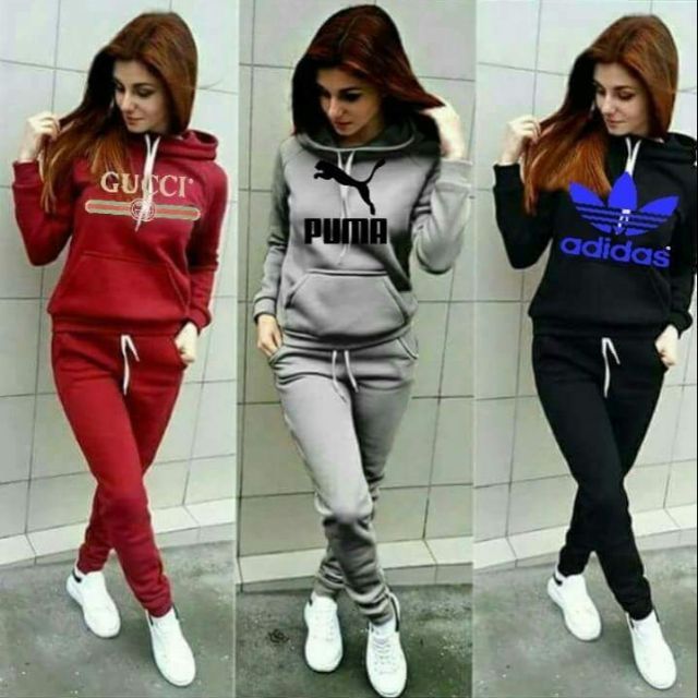 Korean Style Hoodie And Jogging Pants Set For Teenage Girls Casual