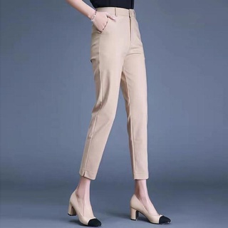 2021 new small leg trousers women's nine Leggings summer thin high