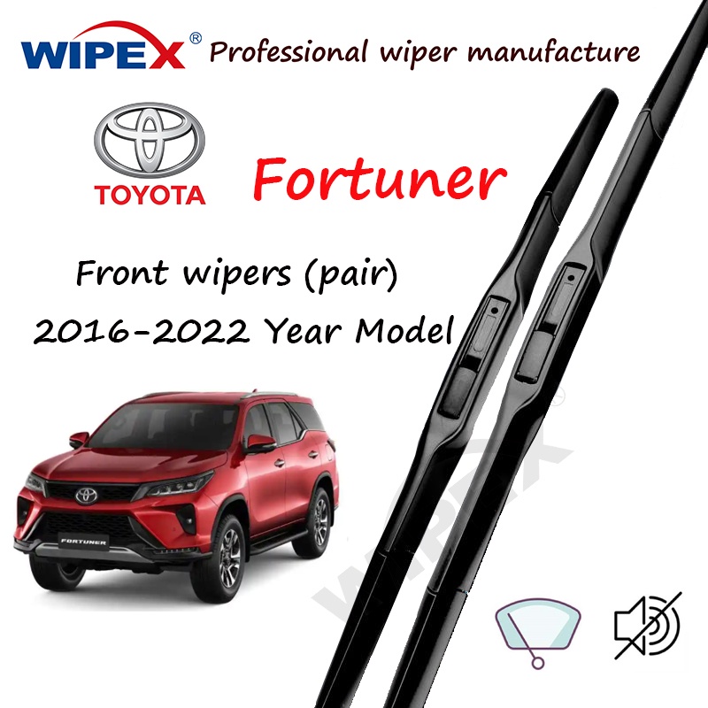 Hybrid Toyota fortuner Wiper Blade 16+22 Set/Pair Front JAPAN Quality