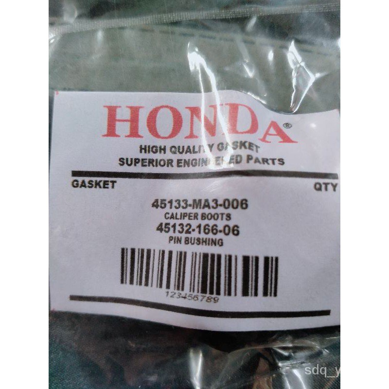 HONDA CALIPER BOOTS (SET) Shopee Philippines