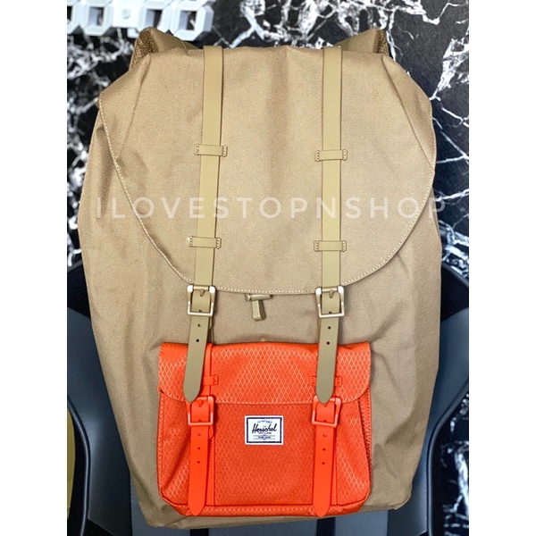 Herschel little best sale america orange