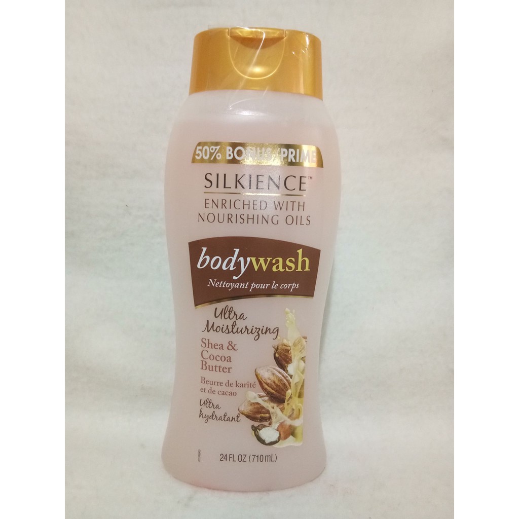 Silkience BODY WASH Shea & Cocoa Butter USA 24oz(710ml) Shopee