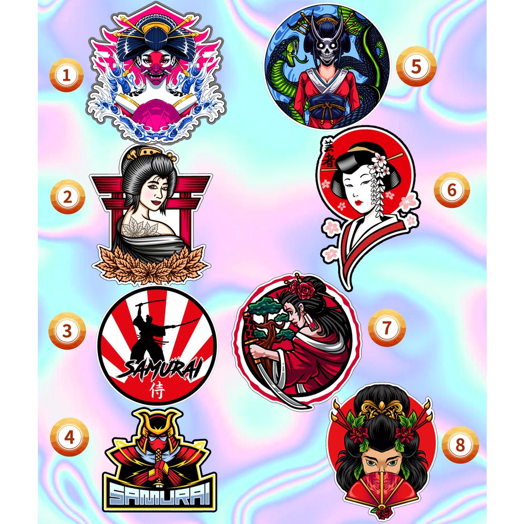 Japanese Sticker Waterproof Fadeproof | Shopee Philippines