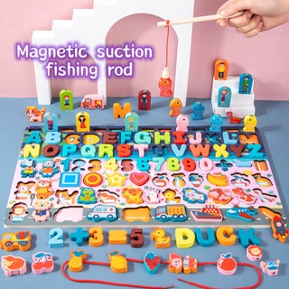Montessori Educational Toys Wooden Puzzles Board Early Learning Toys 3D ...