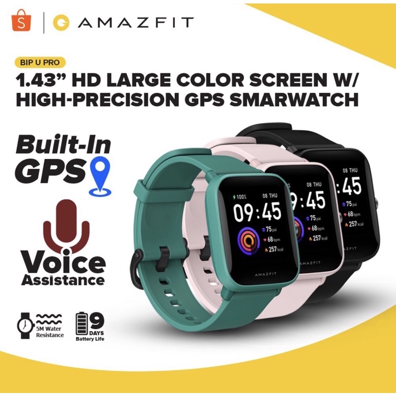 Amazfit Bip U Pro specifications