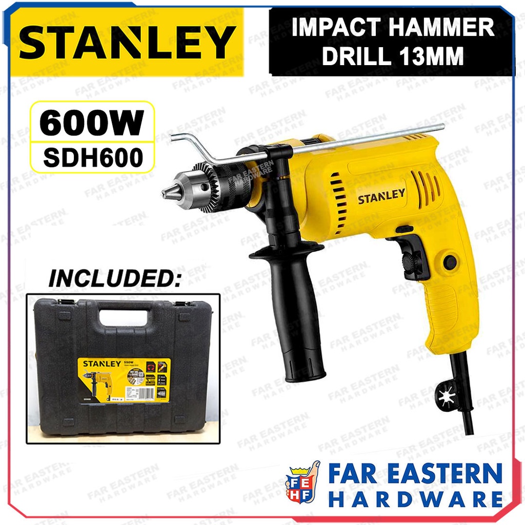 Stanley 600w percussion drill best sale machine sdh600