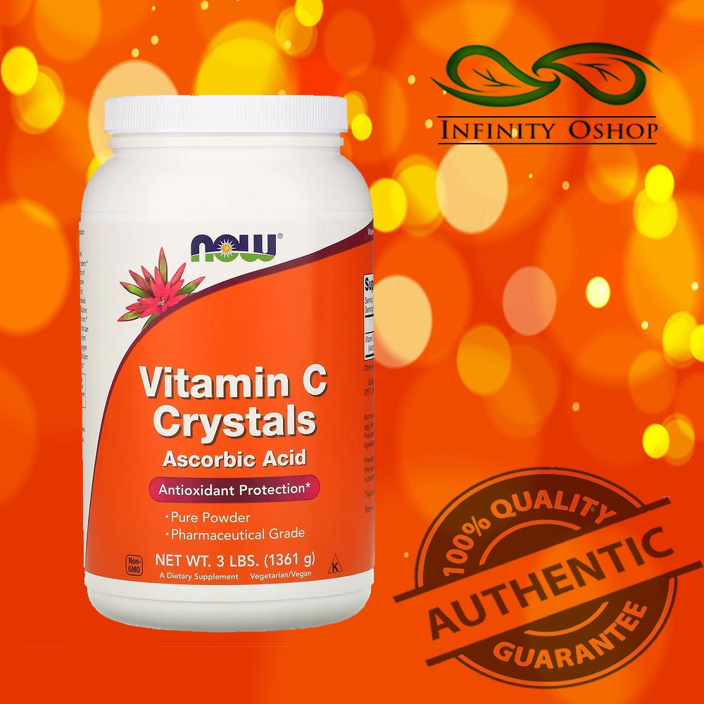 Now Foods - Vitamin C Crystals, 3 lbs (1361 g) | Shopee Philippines