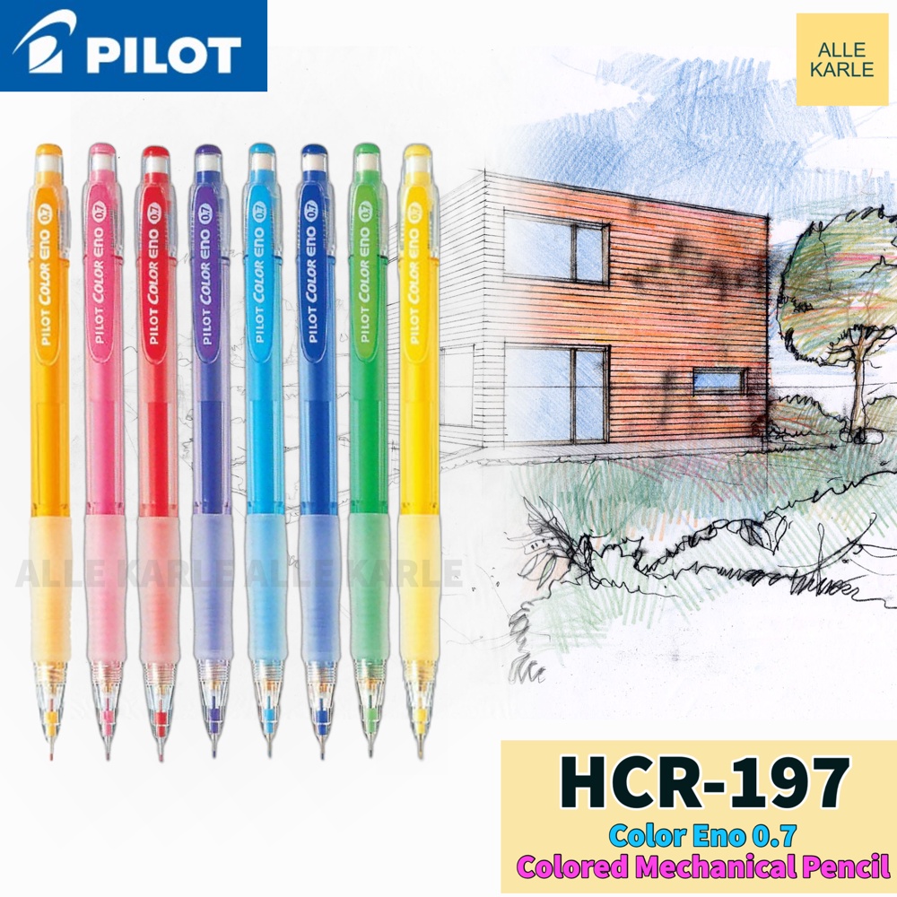 Pilot Color Eno Mechanical Pencil | 0.7mm | HCR-197 | Alle Karle ...