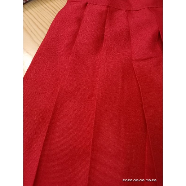 uniform palda / skirt red | Shopee Philippines