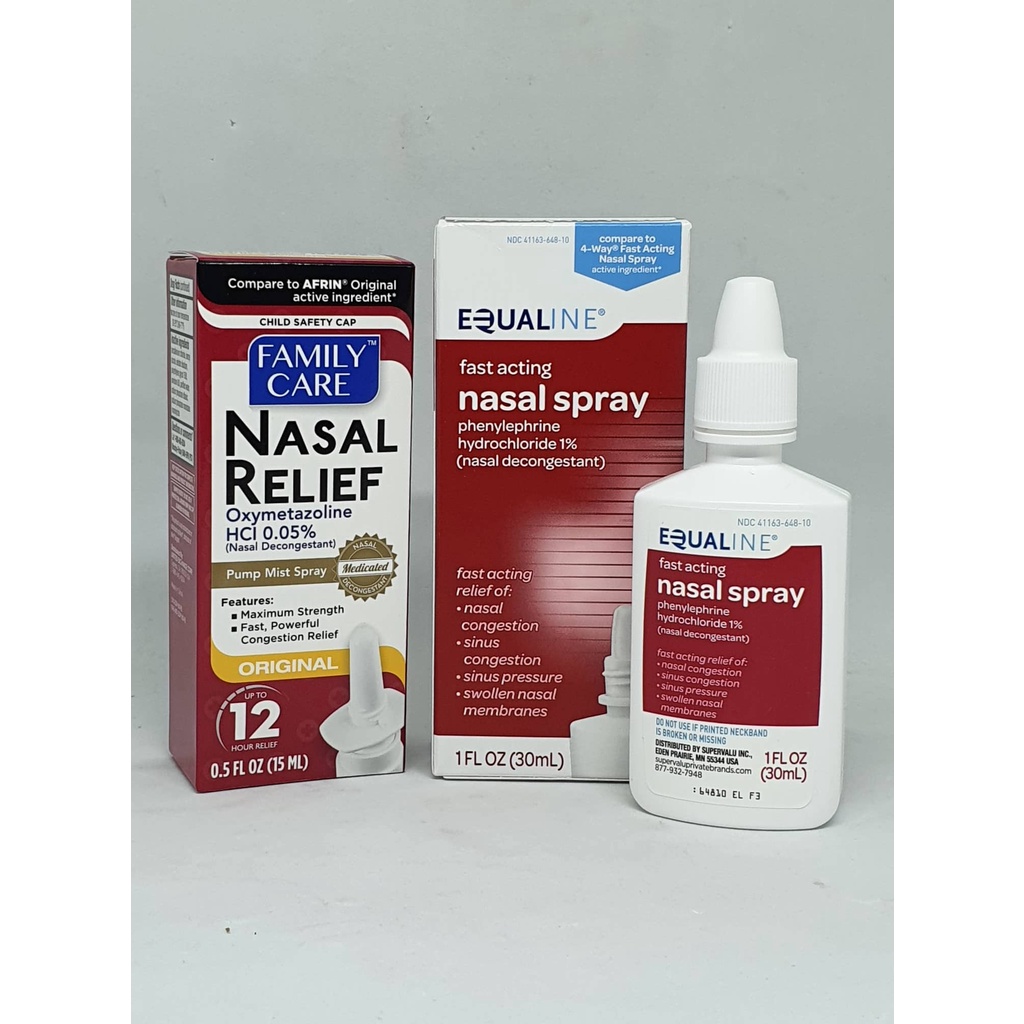 NASAL Spray Clogged Nose Nasal Decongestant Allergy Runny Nose Shopee